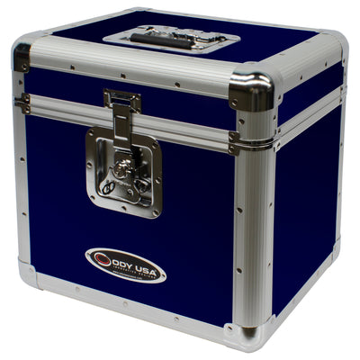 Odyssey KLP2BLU - KROM Series Blue Stackable Record / Utility Case for 70 12" Vinyl Records & LPs