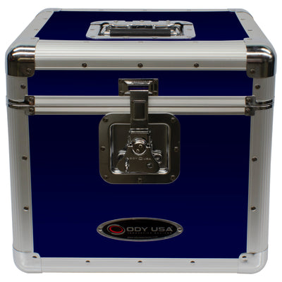 Odyssey KLP2BLU - KROM Series Blue Stackable Record / Utility Case for 70 12" Vinyl Records & LPs