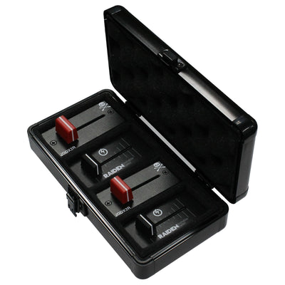 Odyssey KU4PFBL - KROM Series Black 7.72" x 3" x 1.5" Interior Compact Utility Accessory Case