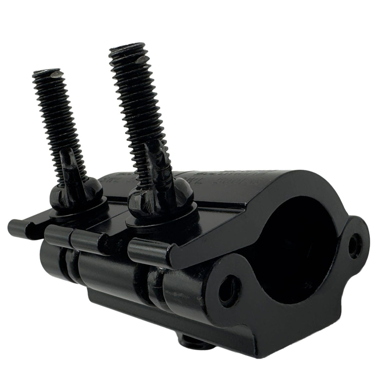 Odyssey LACP100B - Dual Pipe Clamp, Fits 1.5 - 2" Tube, 1102 lb Load Capacity, Anodized Black