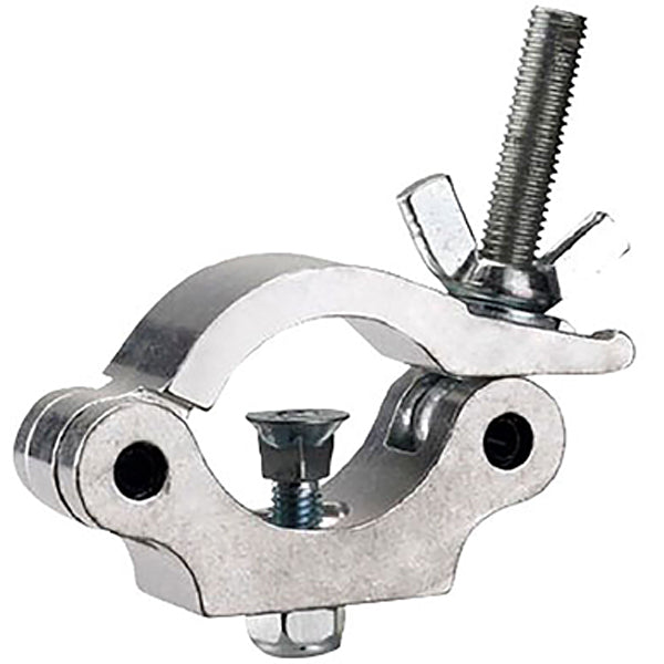 Odyssey LACP30S - Pro Half Coupler with Square Neck Countersunk Bolt, Fits 2" Tube, 660 lb Load, Polished Natural