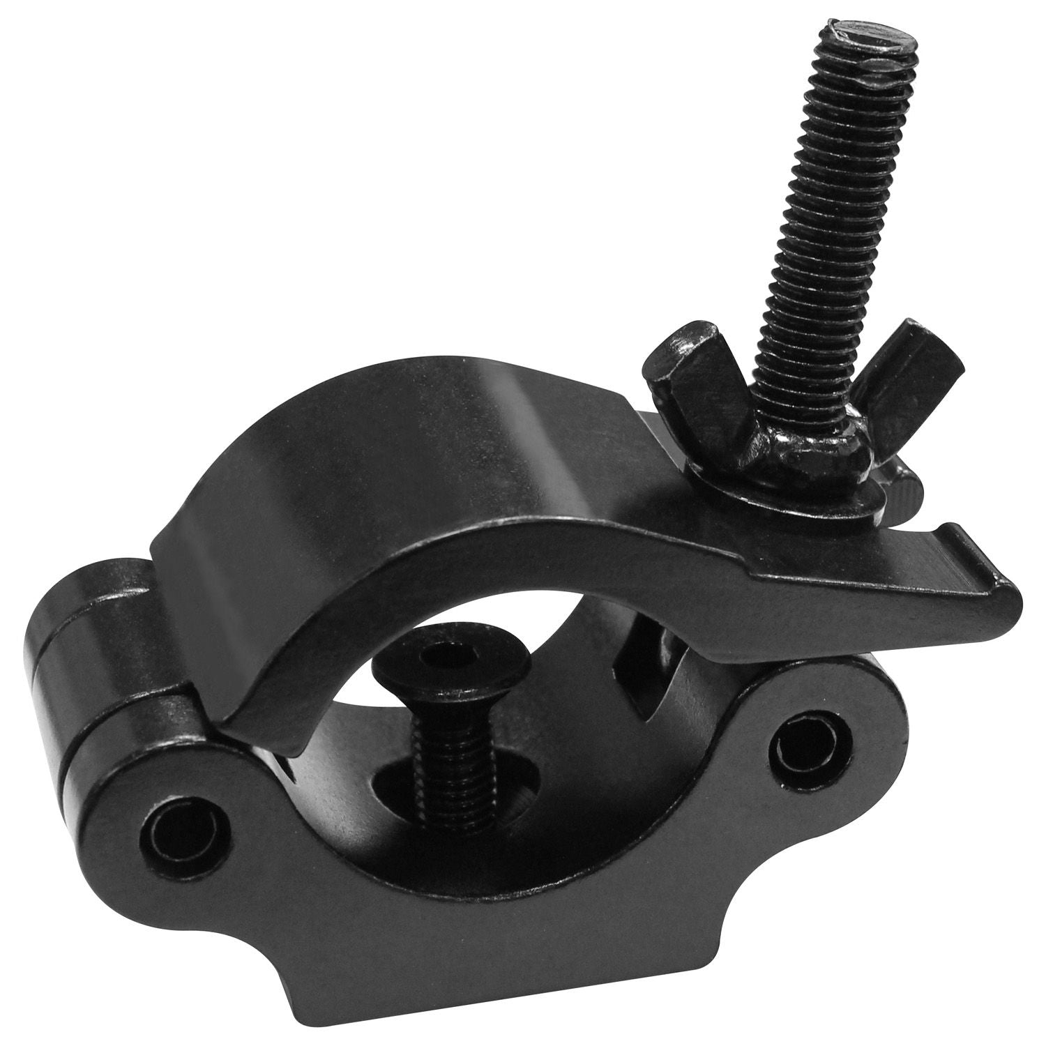 Odyssey LACP50RB - Pro Half Coupler with Round Neck Countersunk Bolt, Fits 2" Tube, 1100 lb Load, Black