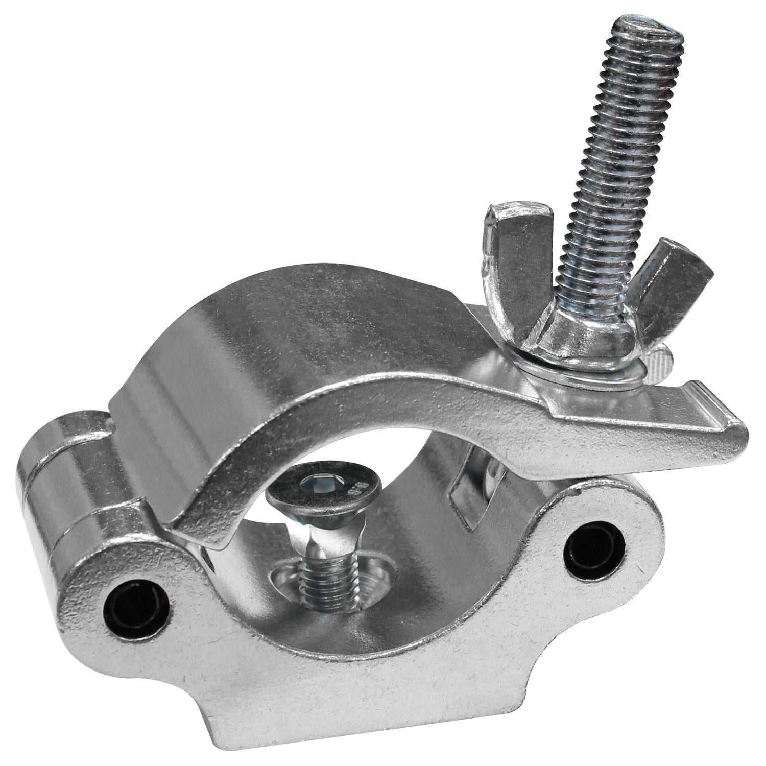 Odyssey LACP50S - Pro Half Coupler with Square Neck Countersunk Bolt, Fits 2" Tube, 1100 lb Load, Polished Natural