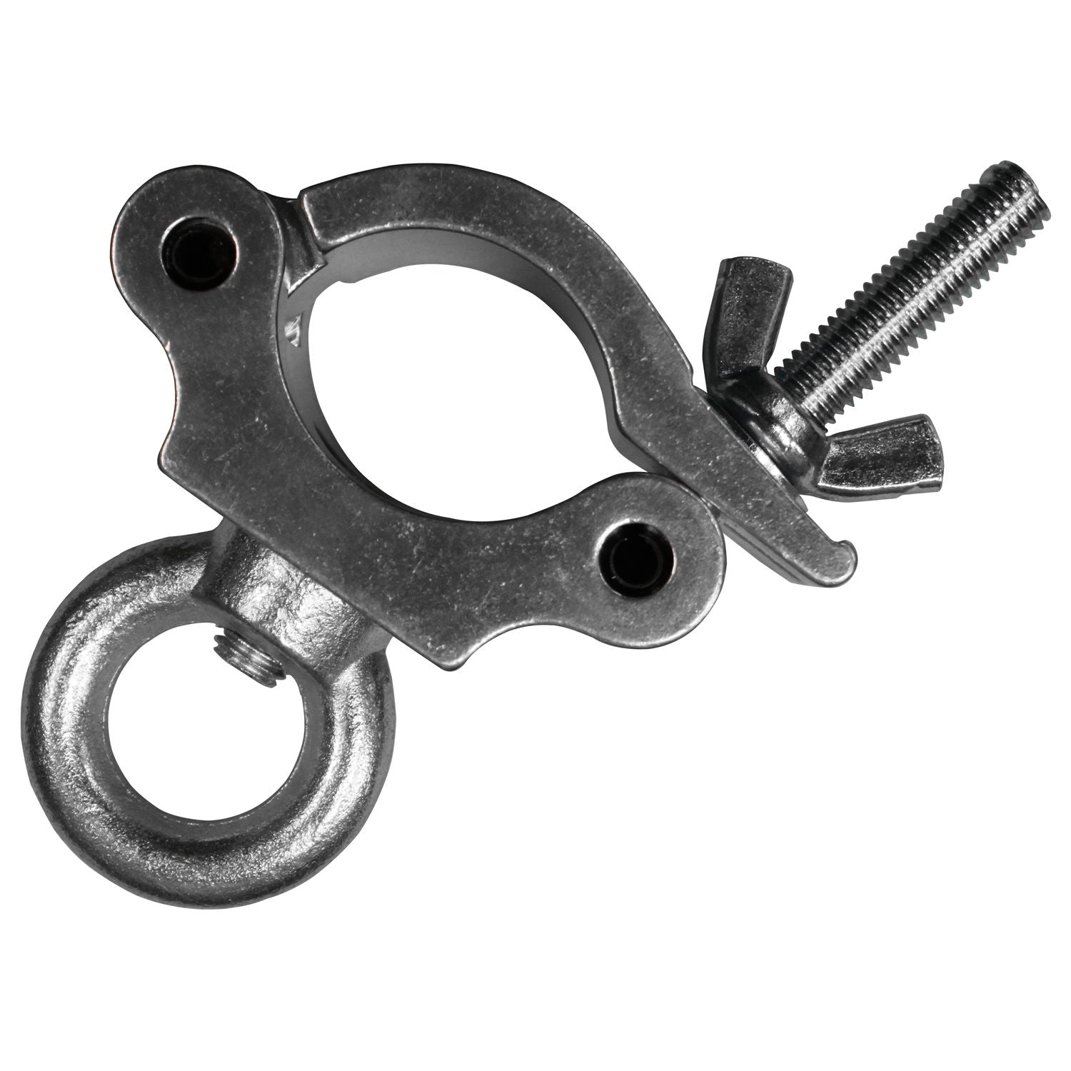 Odyssey LACPE50 - Pro Half Coupler with Eye Bolt, Fits 2" Tube, 1100 lb Load, Polished Natural