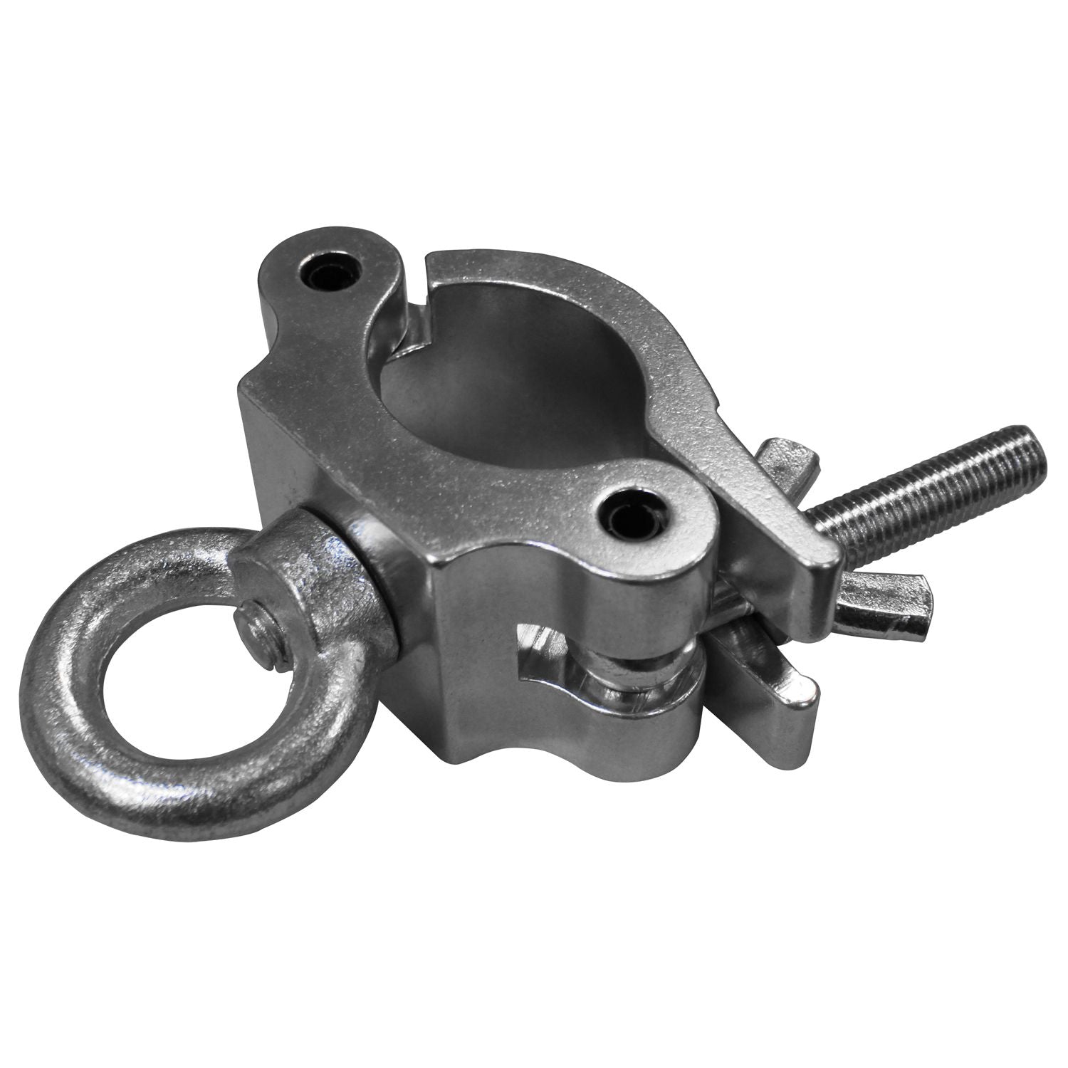 Odyssey LACPE50 - Pro Half Coupler with Eye Bolt, Fits 2" Tube, 1100 lb Load, Polished Natural