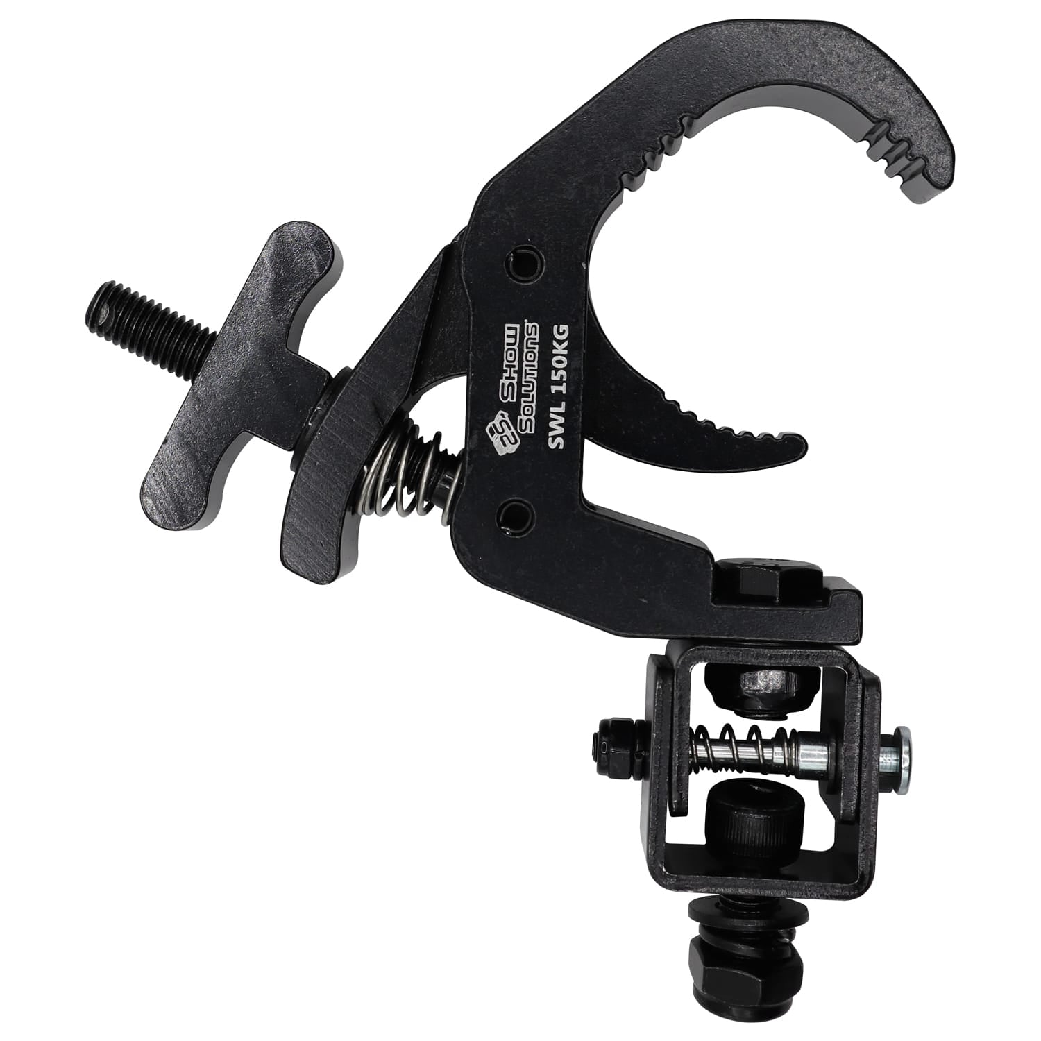 Odyssey LACQL30F360B - Swivel Quick Clamp, Fits 2" Tube, 330 lb Load, Black