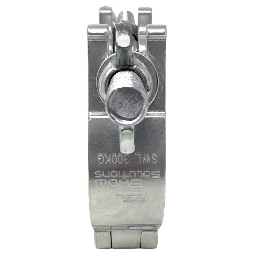 Odyssey LACSDP30 - Pro Swivel Dual Coupler, Fits 2" Tube, 660 lb Load, Polished Natural