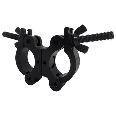 Odyssey LACSDP30B - Pro Swivel Dual Coupler, Fits 2" Tube, 660 lb Load, Black