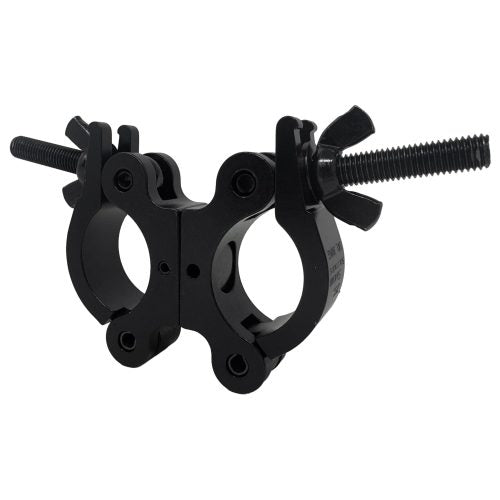 Odyssey LACSDP30B - Pro Swivel Dual Coupler, Fits 2" Tube, 660 lb Load, Black