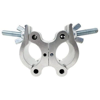 Odyssey LACSDP50 - Pro Swivel Dual Coupler, Fits 2" Tube, 1100 lb Load, Polished Natural