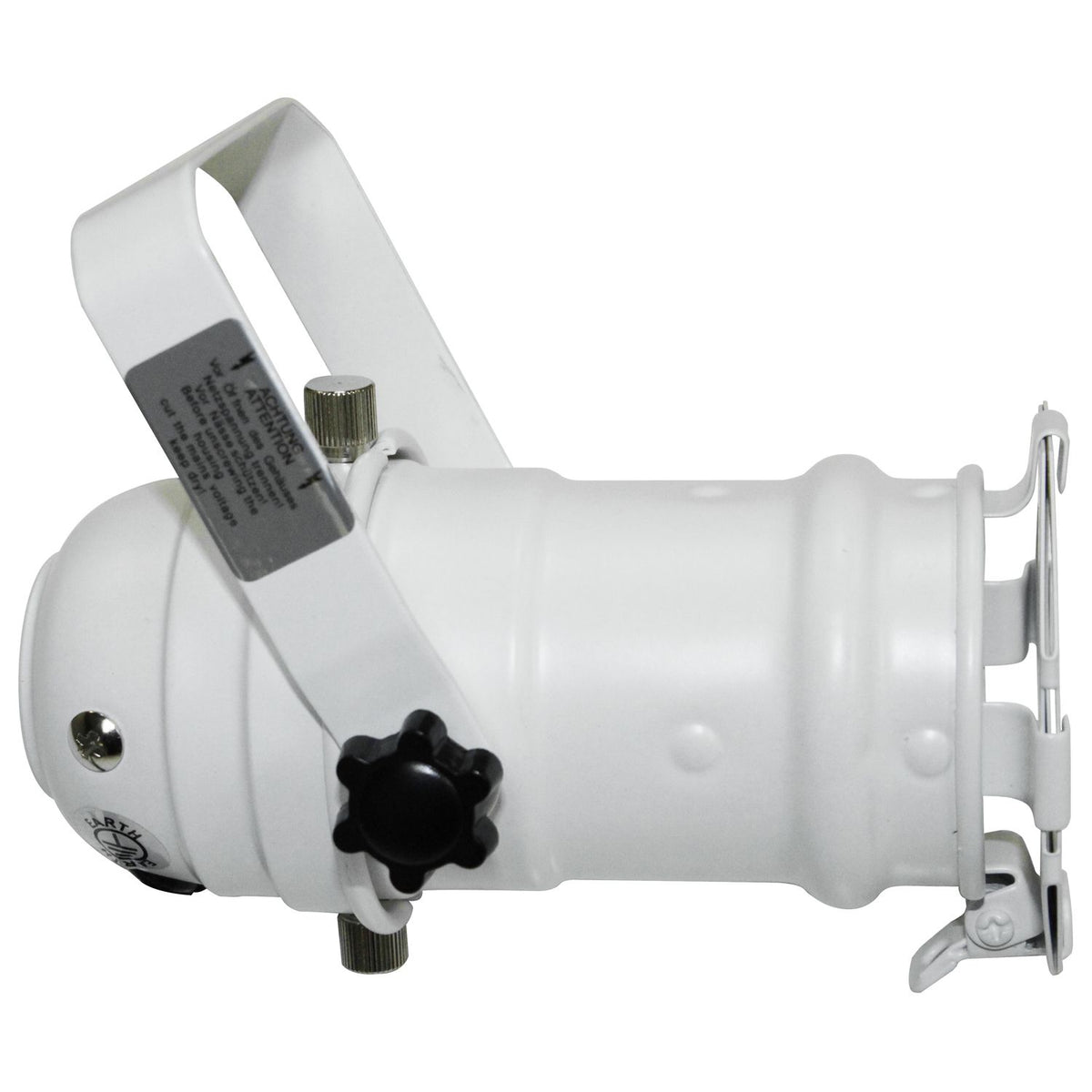 Odyssey LSPAR16W - White Aluminum Par 16 Light Fixture.