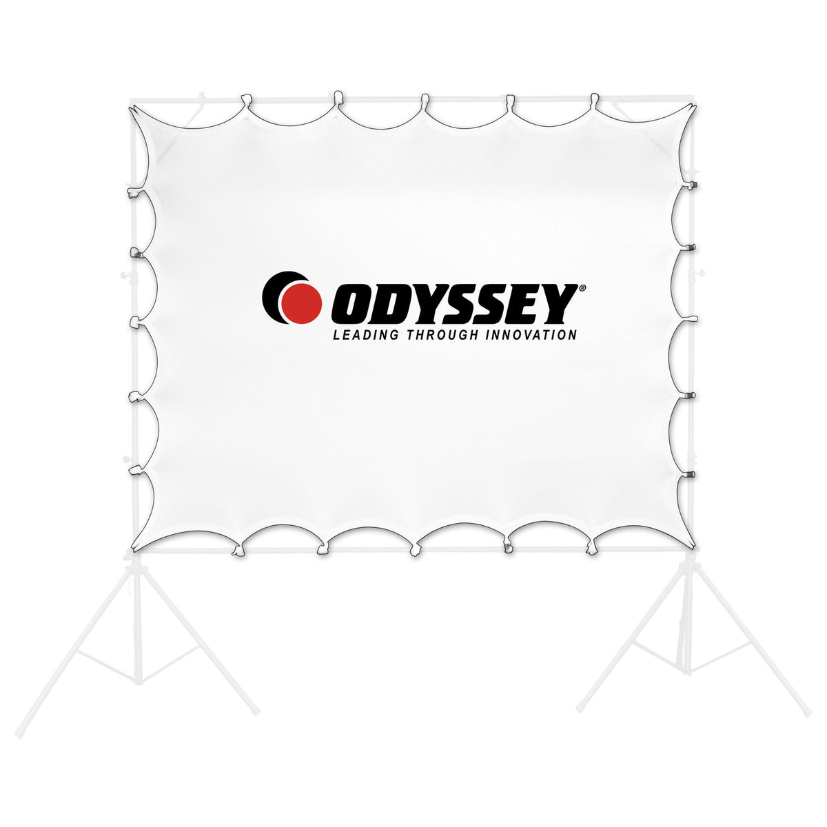 Odyssey LTMVSCREEN3 - 90" x 60" Projection Screen with 24 Attachment Points.