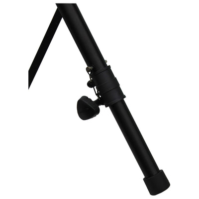 Odyssey LTS1APRO - 8.5' Black Single Adjustable Leg Tripod Stand with Height Adjustable Crank