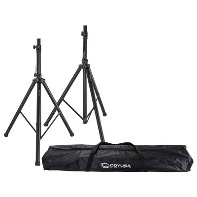 Odyssey LTS2X2B - Speaker Stand Pair with Carrying Bag.