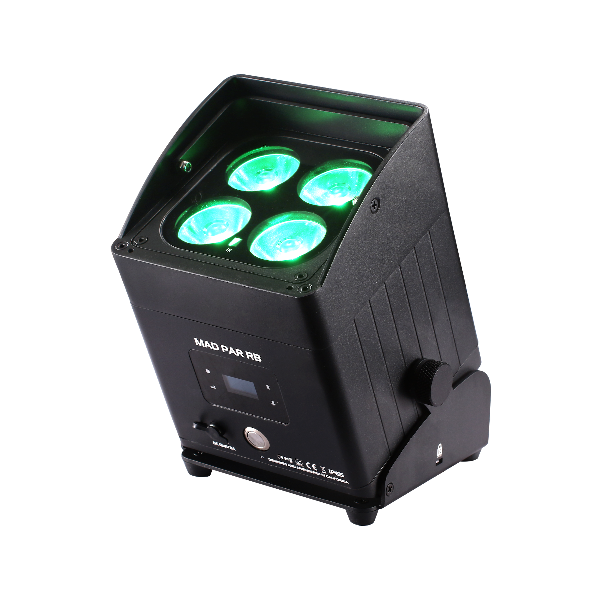 JMAZ MAD PAR RB - 80W RGBAL+C LED Swappable Battery Powered Outdoor Uplight