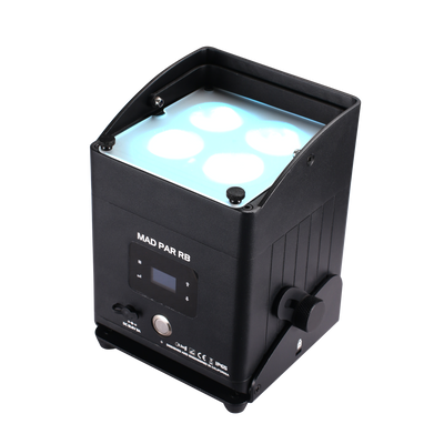 JMAZ MAD PAR RB - 80W RGBAL+C LED Swappable Battery Powered Outdoor Uplight