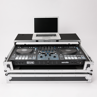 Magma MGA41026 - DJ Controller Workstation Rane FOUR & PERFORMER with Wheels
