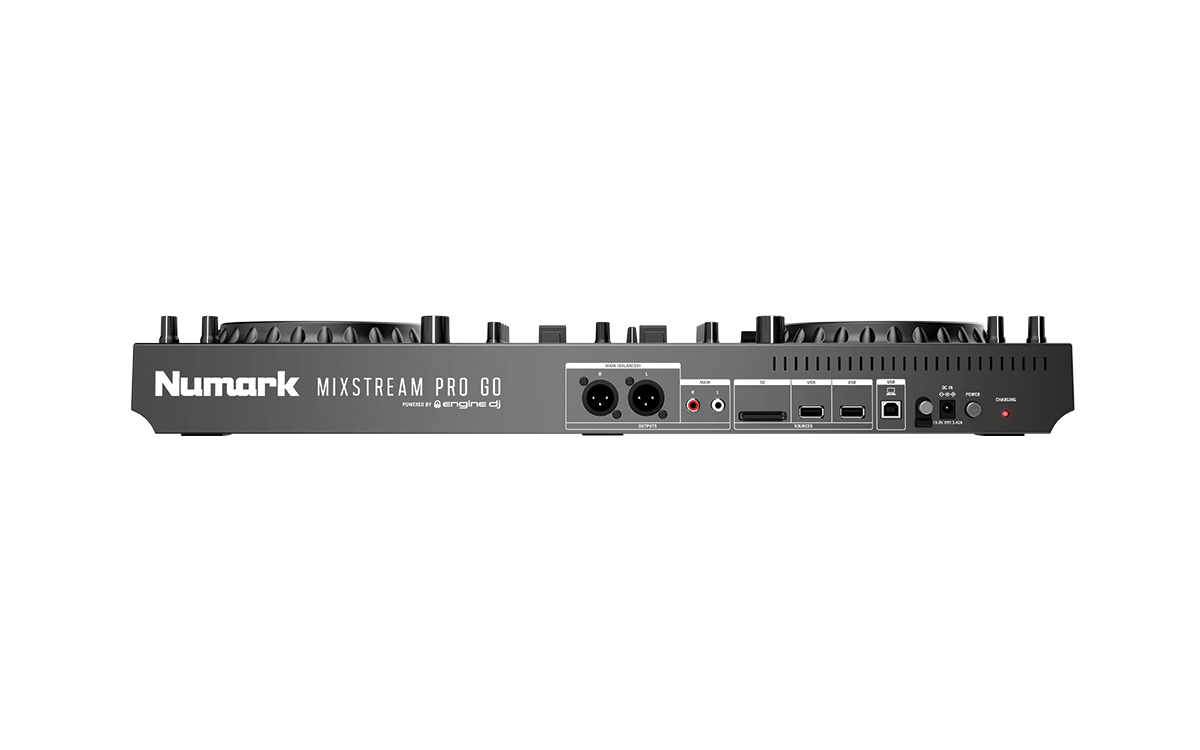 Numark Mixstream Pro GO - Battery-Powered Standalone Streaming DJ Controller with Amazon Music