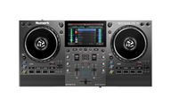 Numark Mixstream Pro GO - Battery-Powered Standalone Streaming DJ Controller with Amazon Music.