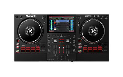 Numark Mixstream Pro+ - Standalone Streaming DJ Controller with Amazon Music