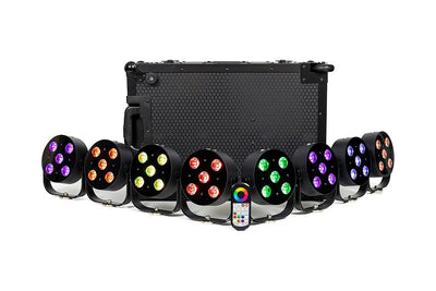 Colorkey MobilePar HEX 5 - 8-Pack MobilePar HEX 5 With Charging Road Case