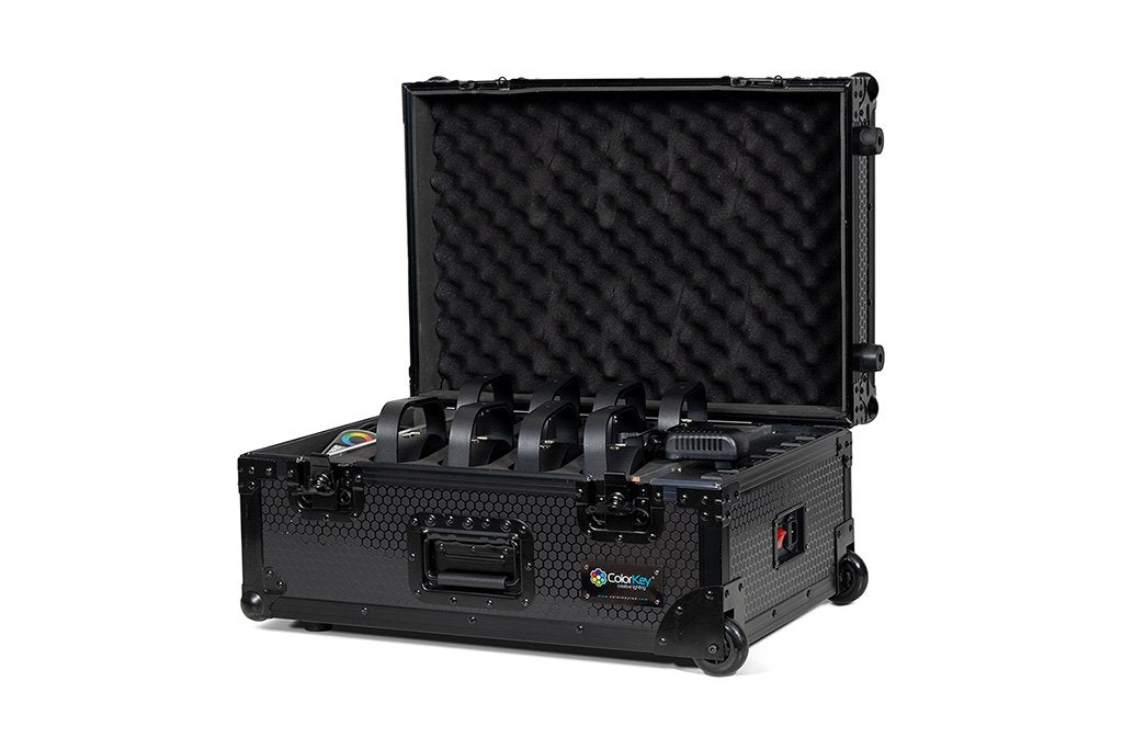 Colorkey MobilePar HEX 5 - 8-Pack MobilePar HEX 5 With Charging Road Case