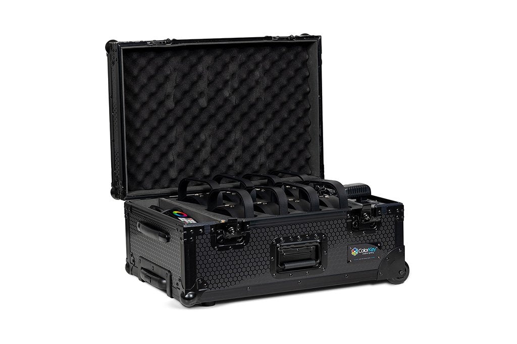 Colorkey MobilePar HEX 5 - 8-Pack MobilePar HEX 5 With Charging Road Case