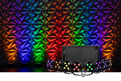 Colorkey MobilePar HEX 5 - 8-Pack MobilePar HEX 5 With Charging Road Case
