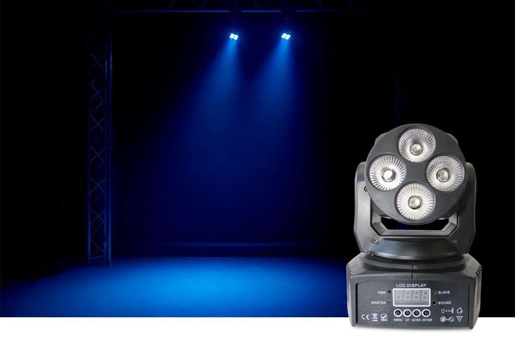 Colorkey Mover Miniwash QUAD 4 MKII - Compact RGBW LED Moving Head Wash