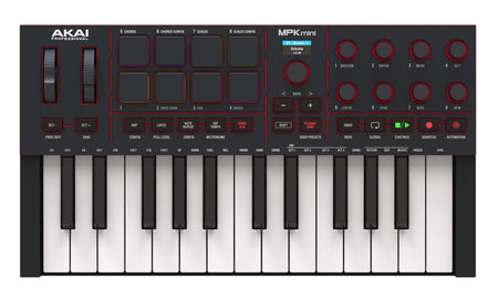 Akai MPK Mini IV 25-Key Compact MIDI Keyboard Controller Black