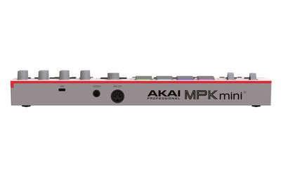 Akai MPK Mini IV - Compact Keyboard and PAD/MIDI Controller (White)
