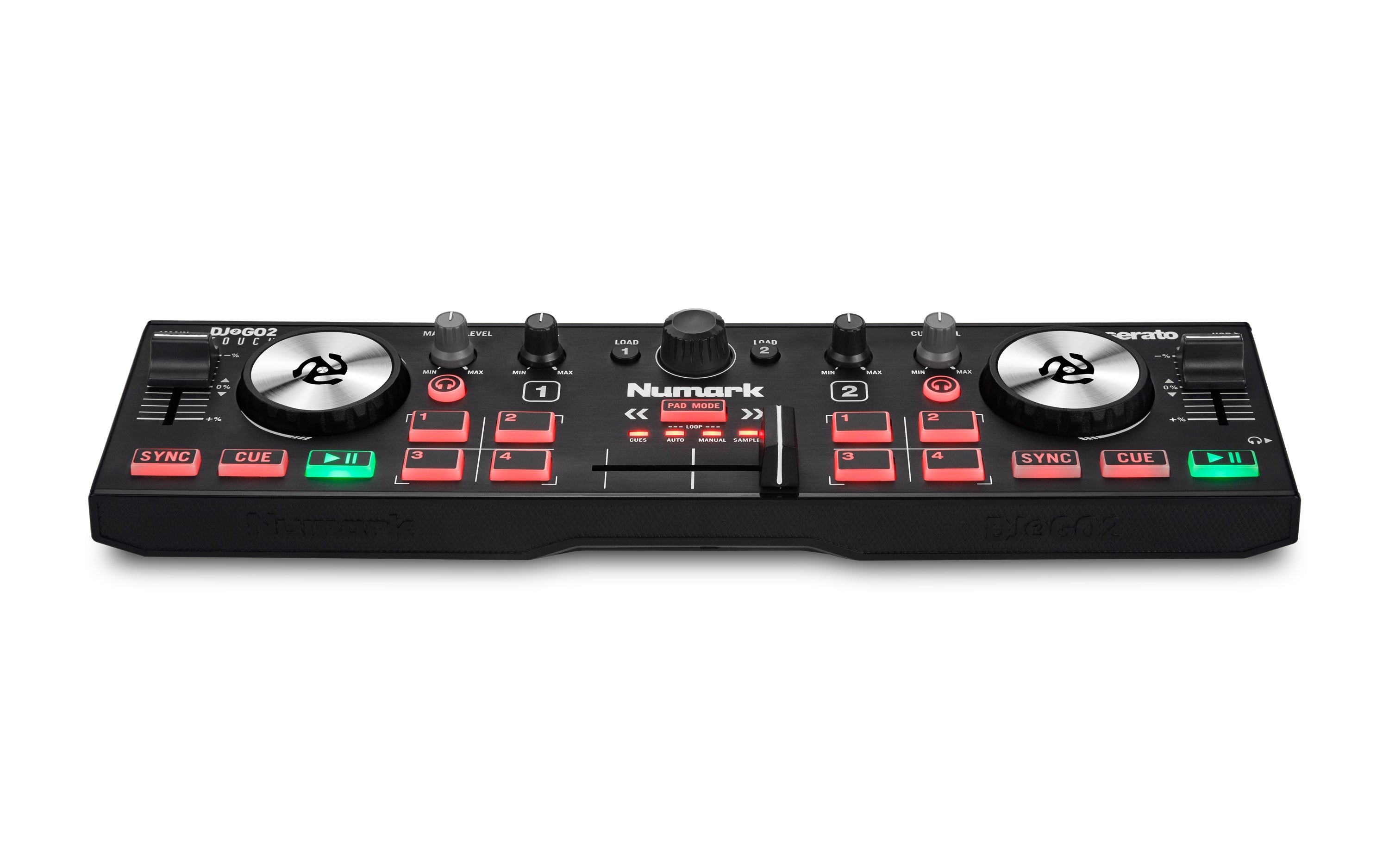 DJ機材 Numark DJ2GO2 TOUCH Numark DJ2GO2 Touch Pocket DJ Controller with Touch Jog Wheel