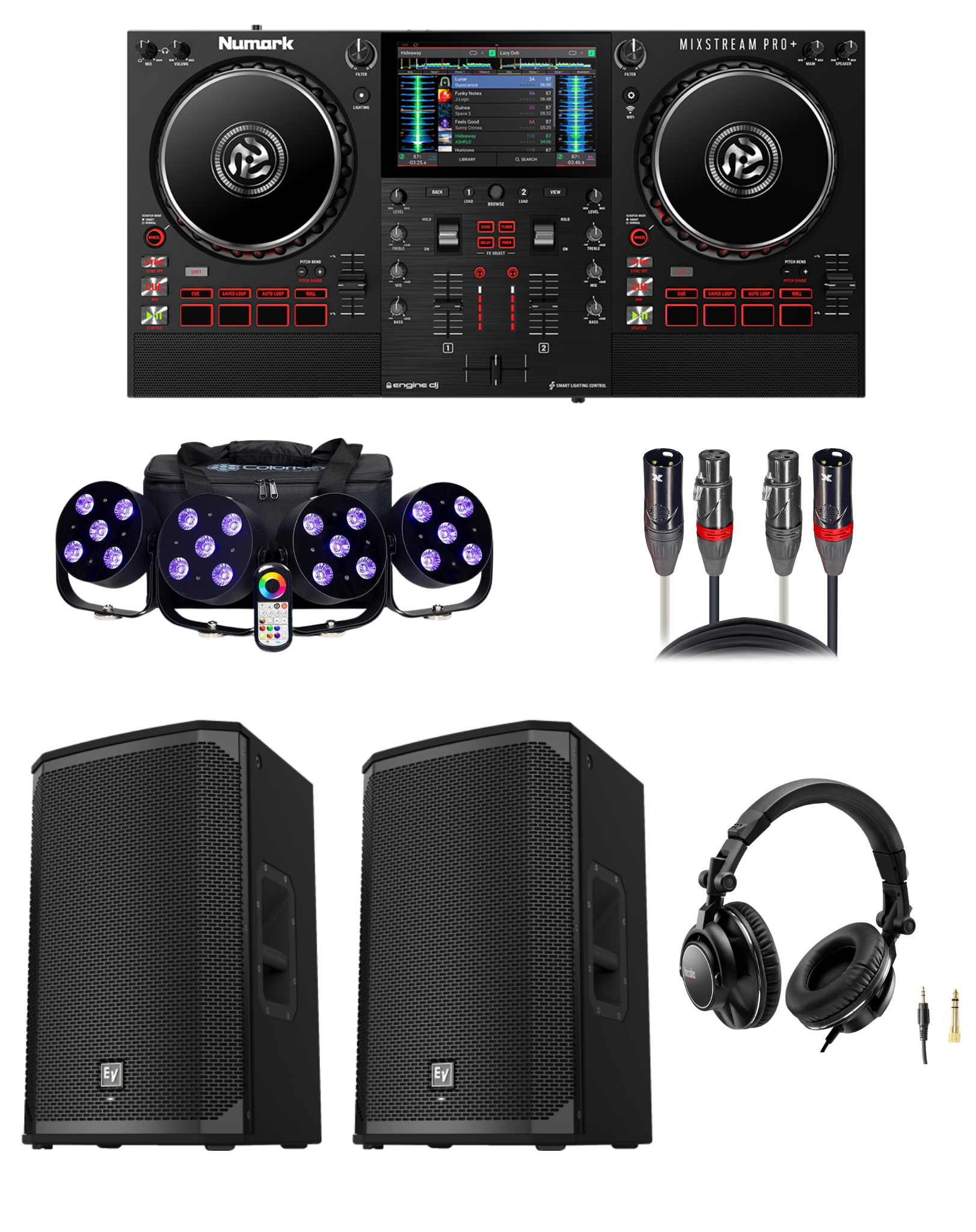 Numark Mixstream Pro+ "Party Rocker" Bundle
