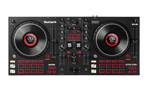 Numark Mixtrack Platinum FX 4-Deck DJ Controller with Jog Wheel