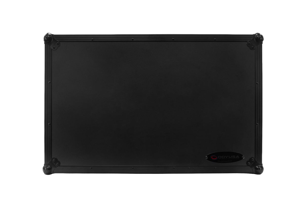 Odyssey FZGSXDJANW1BL AlphaTheta XDJ-AN Black Label 1U Flight Case with Glide Style Laptop Platform and Wheels image 10