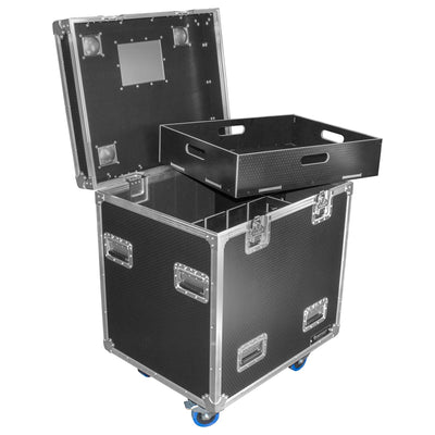 Odyssey OPT302436WPT1 - Odyssey Professional 30" x 24" x 36" Black Hex Board Utility Tour Trunk Case with Caster Wheels.