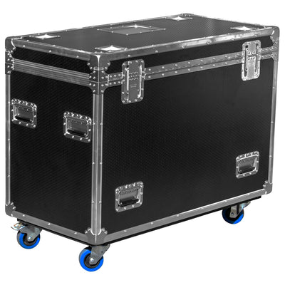 Odyssey OPT452230WPT2 - Odyssey Professional 45" x 22" x 30" Black Hex Board Utility Tour Trunk Case with Caster Wheels.