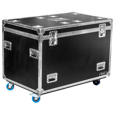 Odyssey OPT483036WPT2 - Odyssey Professional 48" x 30" x 36" Black Hex Board Utility Tour Trunk Case with Caster Wheels.