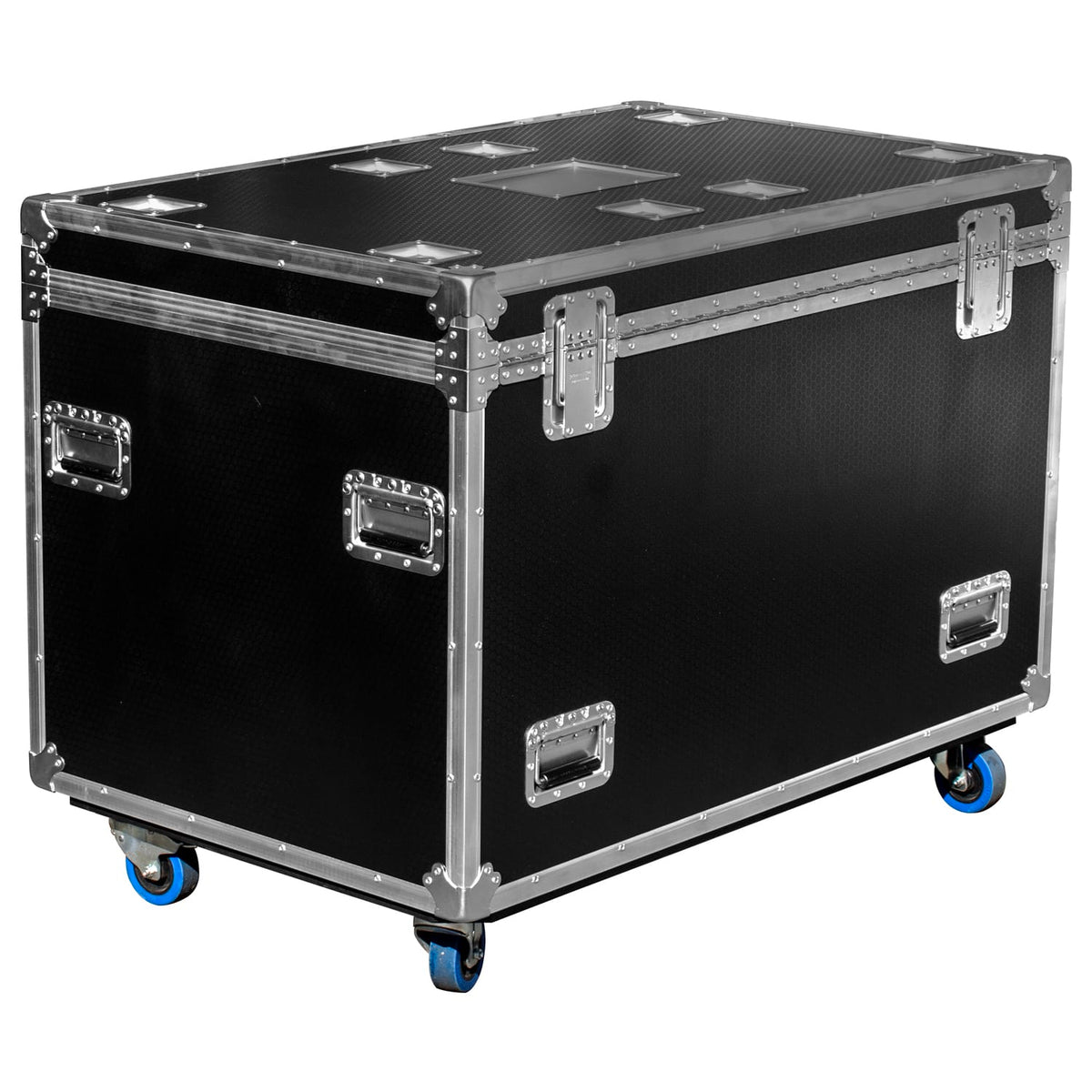 Odyssey OPT483036WPT2 - Odyssey Professional 48" x 30" x 36" Black Hex Board Utility Tour Trunk Case with Caster Wheels.