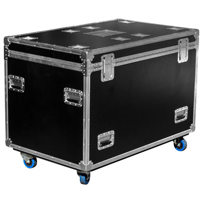 Odyssey OPT483036WPT2 - Odyssey Professional 48" x 30" x 36" Black Hex Board Utility Tour Trunk Case with Caster Wheels.