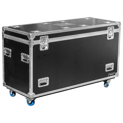 Odyssey OPT602436WPT2 - Odyssey Professional 60" x 24" x 36" Black Hex Board Utility Tour Trunk Case with Caster Wheels.