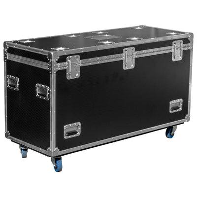 Odyssey OPT602436WPT2 - Odyssey Professional 60" x 24" x 36" Black Hex Board Utility Tour Trunk Case with Caster Wheels.