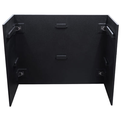 Odyssey PDJBOOTH483824BLACK - Odyssey Wood Werks Facade-Style Folding DJ Booth - Black.