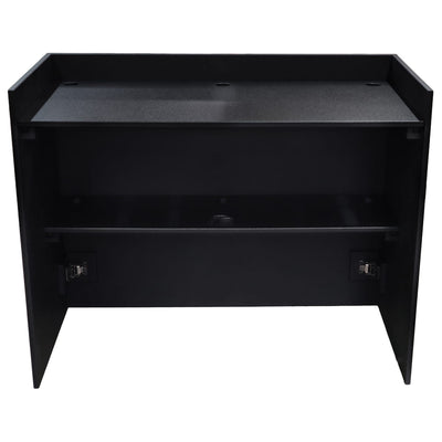 Odyssey PDJBOOTH483824BLACK - Odyssey Wood Werks Facade-Style Folding DJ Booth - Black.