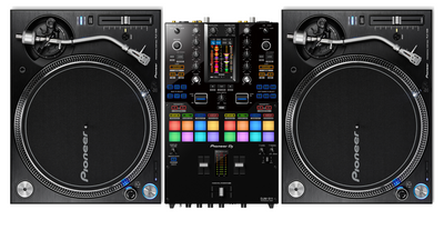 Pioneer DJ DJM-S11 + 2x Pioneer DJ PLX-1000 Bundle