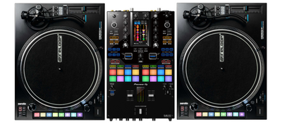 Pioneer DJ DJM-S11 + 2x Reloop RP-8000 MK2 Bundle