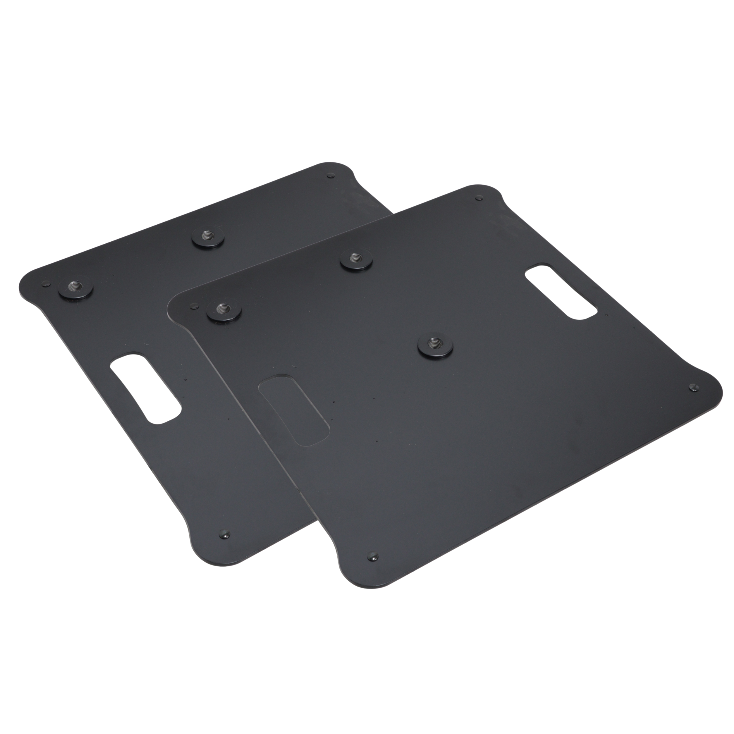 ProX POLARIS Portable Speaker and Lighting Pair Stand Kit with Base Plate, Adjustable Pole, and Carry Bags - Black Finish