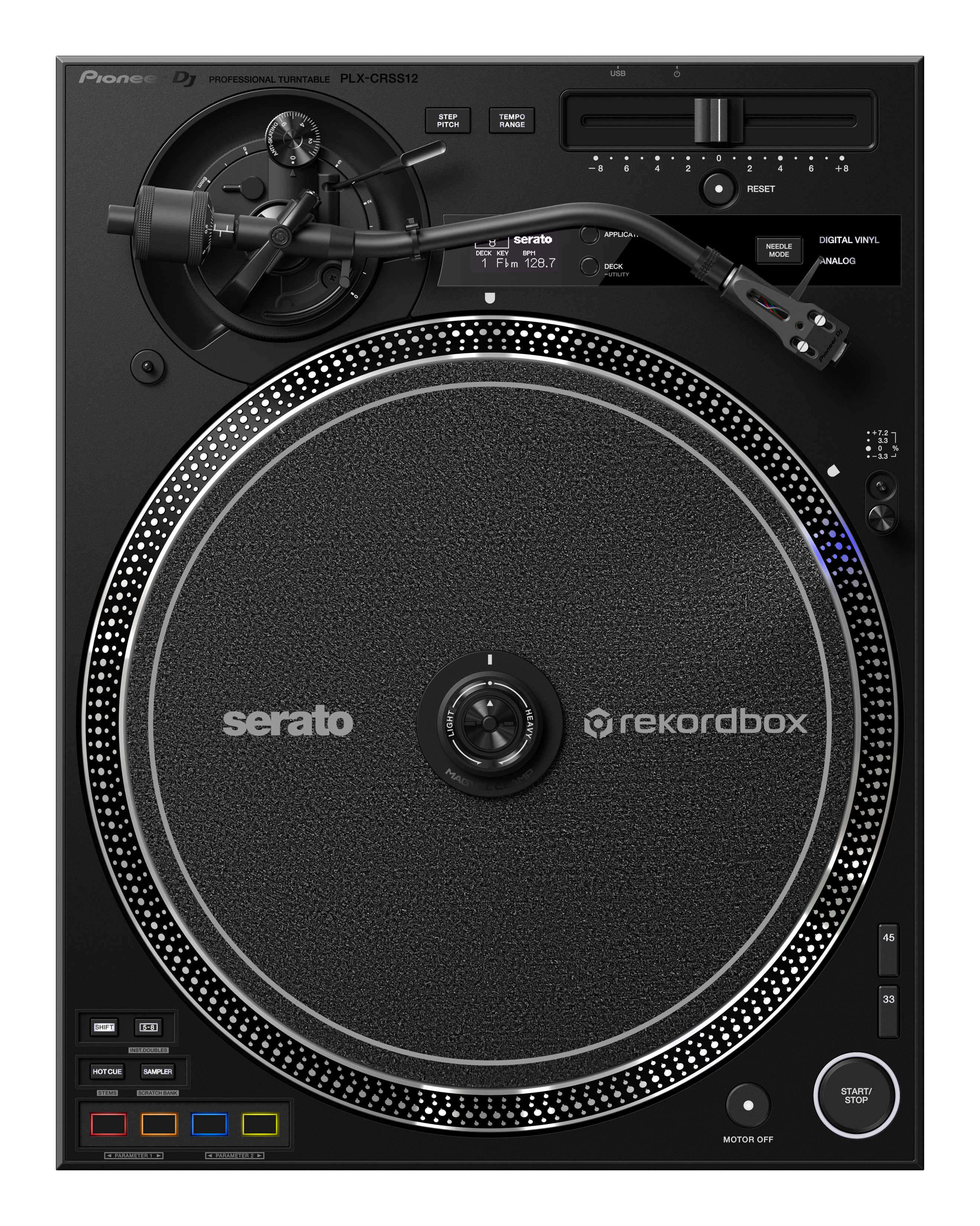 Pioneer DJ PLX-CRSS12 - Professional Direct Drive Turntable with DVS Control