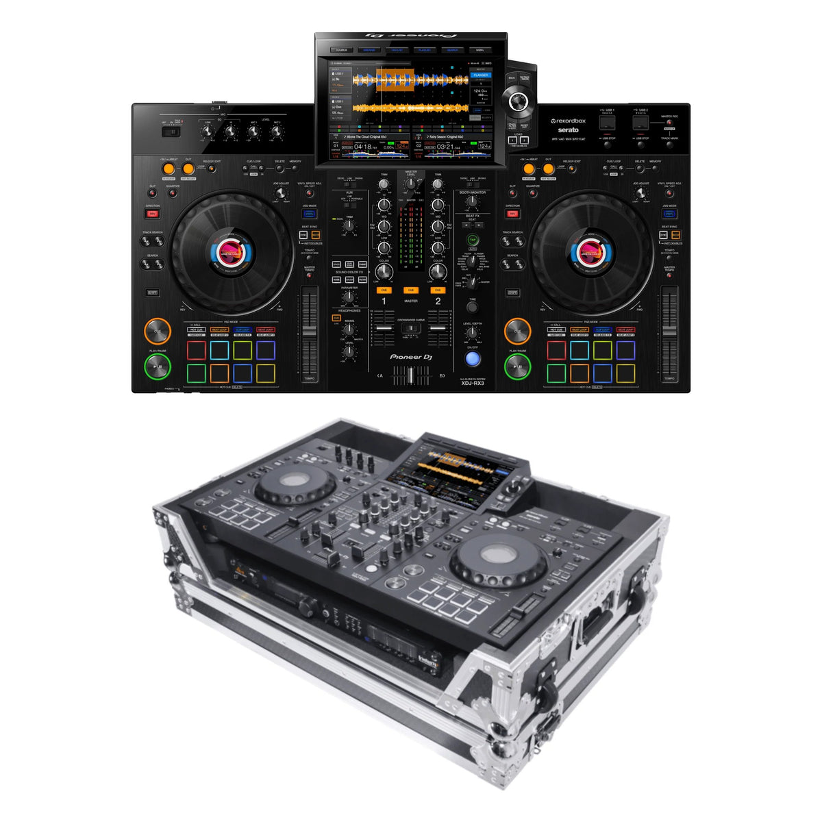 Pioneer DJ XDJ-RX3 + ProX XS-XDJRX3 W Flight Case Bundle