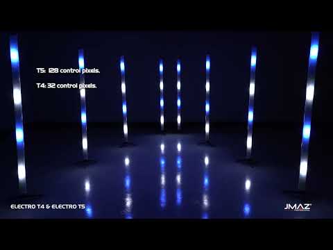 JMAZ PROFESSIONAL ELECTRO T4 4PK - 90W RGBW LED Battery Powered Outdoor Tube Kit